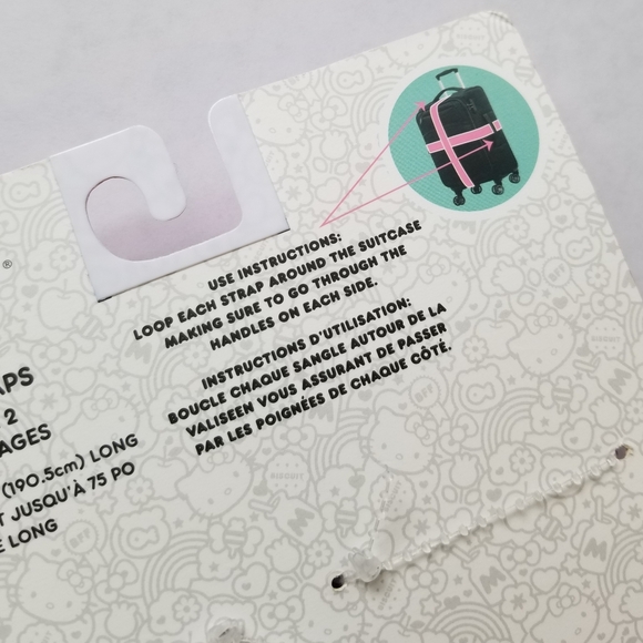 ❗Hello Kitty Pink Luggage Straps Set❗ - Picture 6 of 6